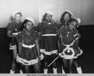 Baby Doll Celebration, a part of Mardi Gras in New Orleans Louisiana in 1942