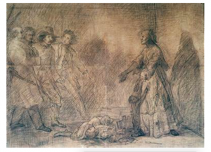 Figure 2. Thomas Satterwhite Noble, Margaret Garner, Sketch, 1867.