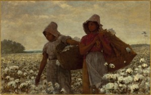 The Cotton Pickers, 1876, Oil on Canvas, by Winslow Homer The Los Angeles County Museum of Art, Art of the Americas Building, floor 3 http://collections.lacma.org/node/184714 (figure two)