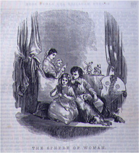Godey's Lady's Book, The Sphere of Woman, 1860