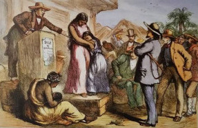 Figure 1. “Slave Auction in the American South before the Civil War.” 19th century. The Granger Collection, New York. Reproduced in James McPherson, The Illustrated Battle Cry of Freedom : The Civil War Era, (New York: Oxford University Press, 2003), 33.
